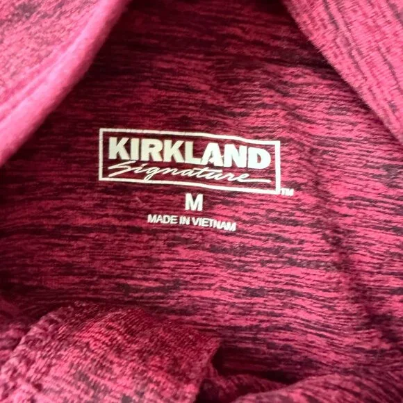 Kirkland Signature Sz M Athletic Pullover Quarter Zip - Picture 8 of 9